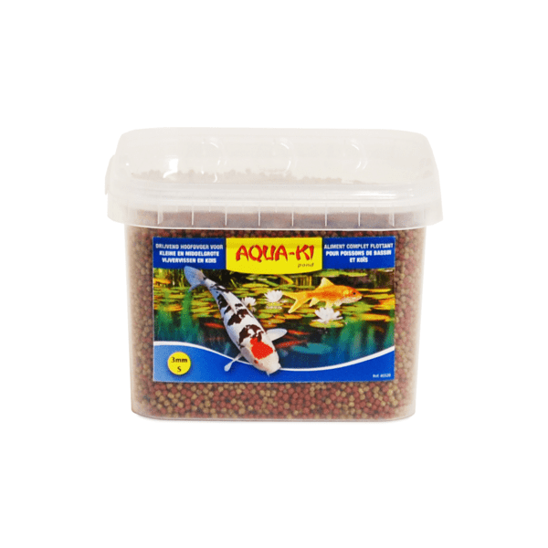 Aqua-ki Nourriture Aqua-Ki Bleu - Mini 3mm 3,5litres - Nourriture pour poissons rouges et koïs 5400351466206 46620