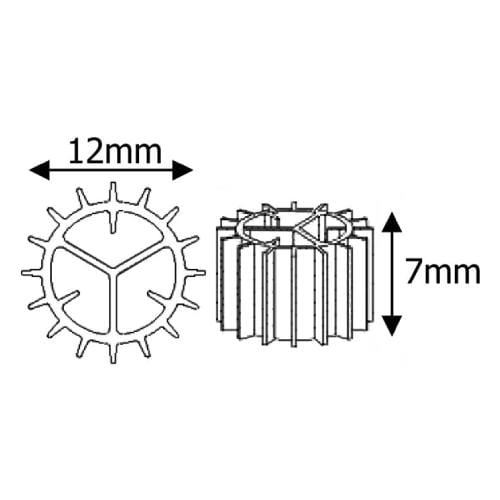 Aquaforte PVC Bio Carrier type KNS sac 100ltr blanc 8717605097282 SB593