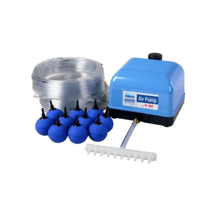 Aquaforte Pompes à air HI-Flow V-60 Kit - Ensemble complet - Aquaforte 8717605093215 SC407