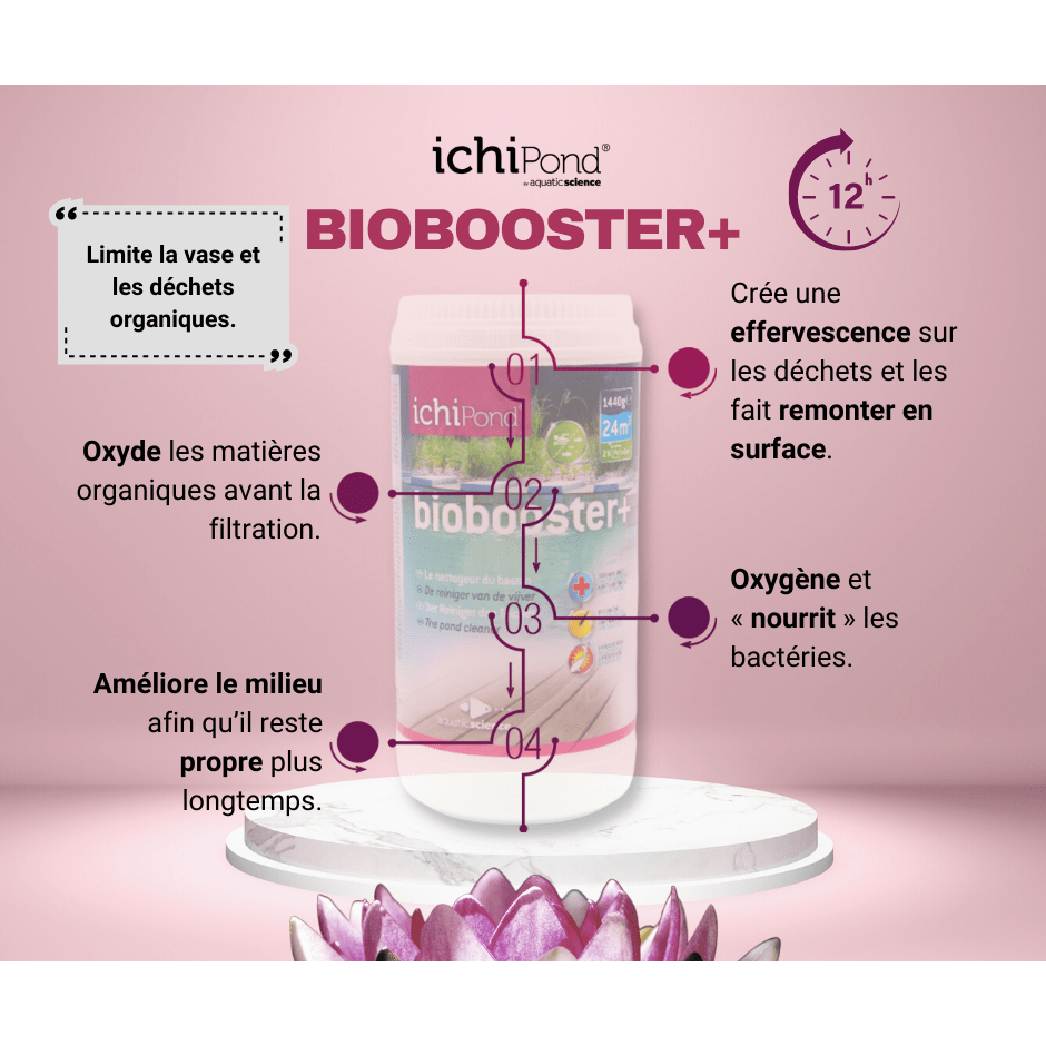 Aquatic Science Produits d'entretien Biobooster+ pour 200m³ - Le nettoyeur du bassin 5425009253618 NEOBBP200B