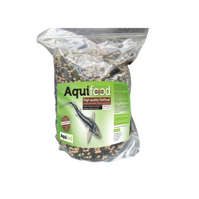 Aquifood Aquifood Esturgeon - 3MM - 1550G / 2500ML- Pour Esturgeons jusqu'à 25CM