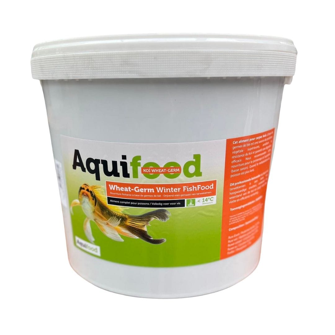 Aquifood Nourriture pour poissons Aquifood Wheat-Germ Flottante 6MM - 16,5L - 7KG