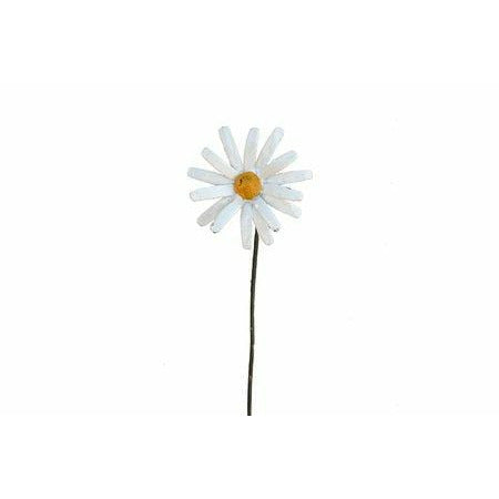 Arrosoir & Persil Marguerite géante - Végétal décoratif en métal recyclé 18042