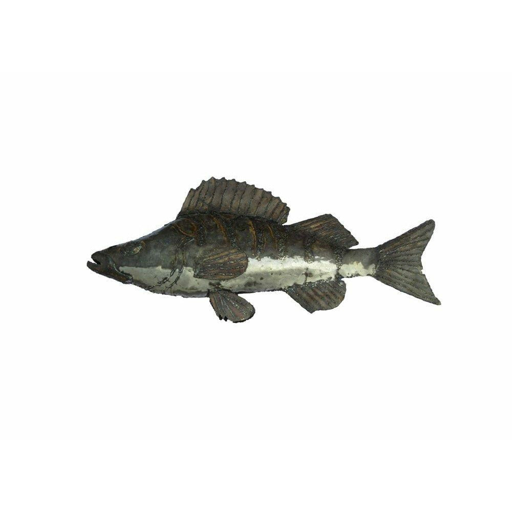 Arrosoir & Persil Perche - Poisson décoratif en métal recyclé 26101