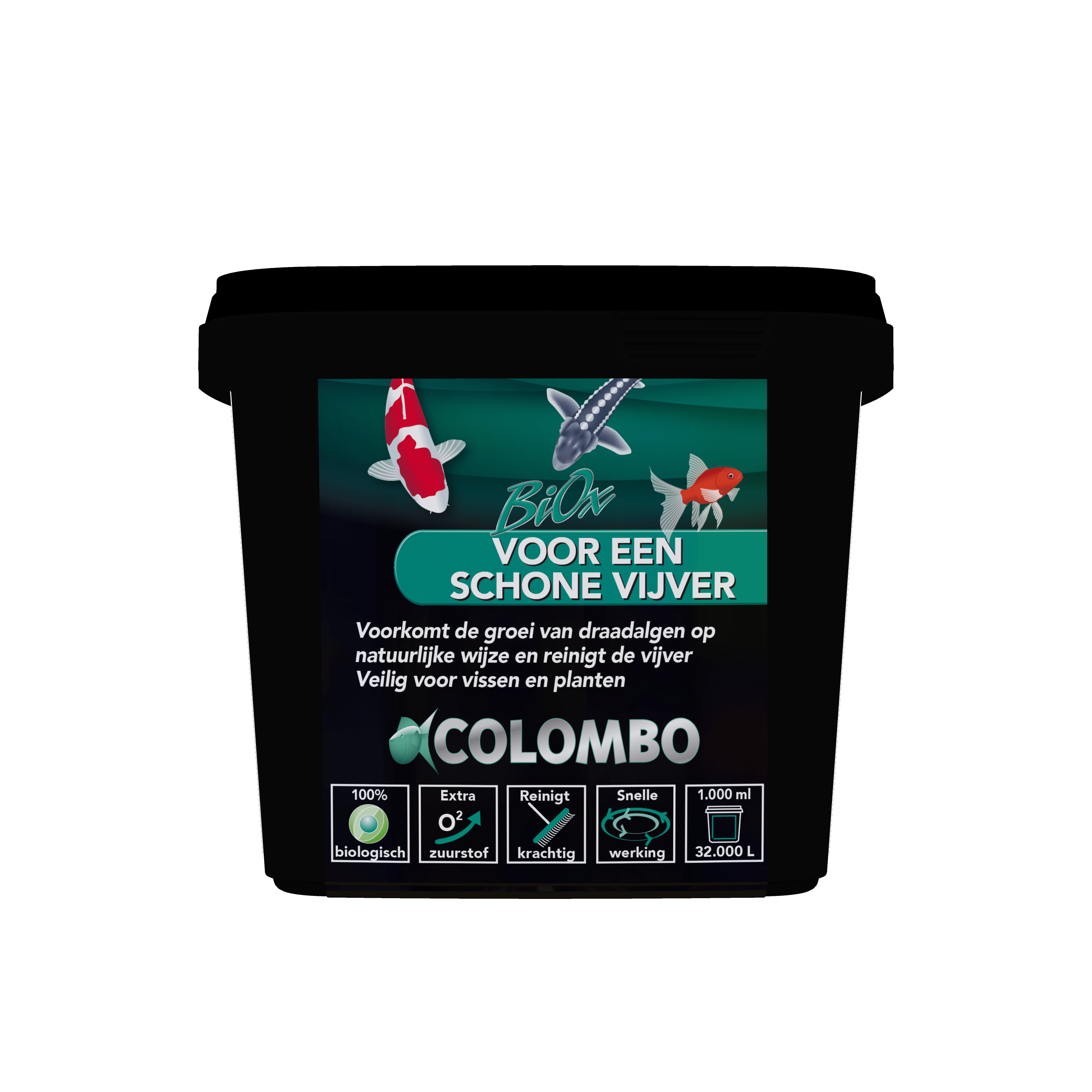 Colombo Produits d'entretien BiOx 1000ml/32.000litres - Oxygène actif pour nettoyer le bassin - Colombo 8715897042003 05020195