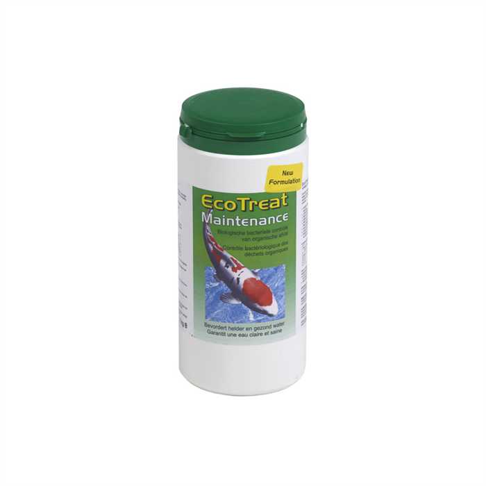 Ecotreat Bactéries ECOTREAT MAINTENANCE - 1 KG - Bactéries de maintenance pour étang & bassin 5026023311102 47302