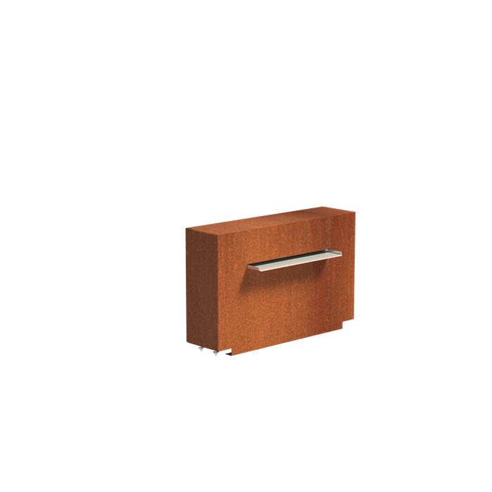 Foudebassin.com Bassins préformés Bassin + Lame d'eau (100x25x60CM) 60CM avec pompe Bassin en acier corten 300 x 100 x 40CM VC6.1+VCM1.6.600