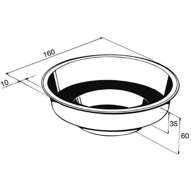 FOUDEBASSIN.COM UBBINK MARS RT1 - bassin préformé - polyester renforcé de fibres de verre GFK, surface 1,54 m², profondeur max 35/60 cm, volume d'eau 550 l - H35/60 x Ø160 cm 8711465249034 1324903