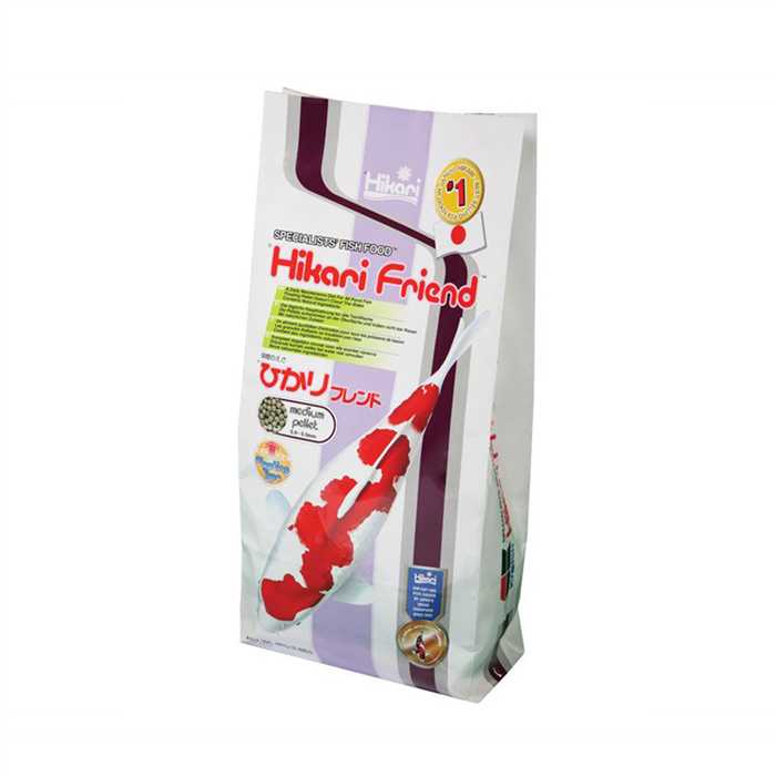 Hikari Nourriture HIKARI FRIEND 4 KG MEDIUM POUR KOÏ - Alimentation pour carpes koïs 042055393782 3020089