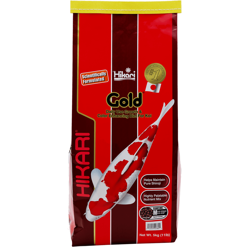 Hikari Nourriture Hikari Gold - Medium 5kg- Aliment quotidien améliorant couleur et croissance 4971618023827 03020125