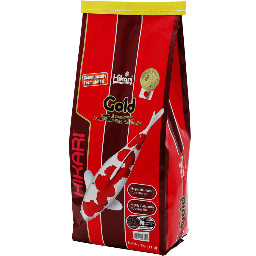 Hikari Nourriture Hikari Gold - Medium 5kg- Aliment quotidien améliorant couleur et croissance 4971618023827 03020125