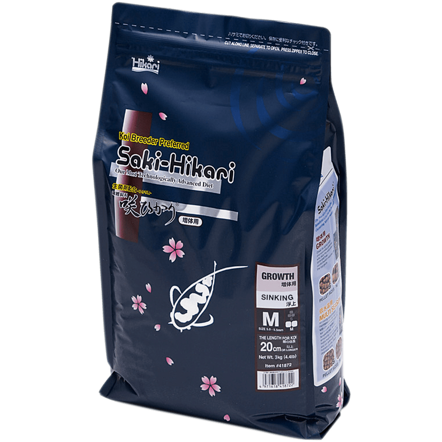 Hikari Nourriture Saki-Hikari Growth Coulant - Medium 3kg - Aliment quotidien professionnel pour basses températures 4971618418999 03021147