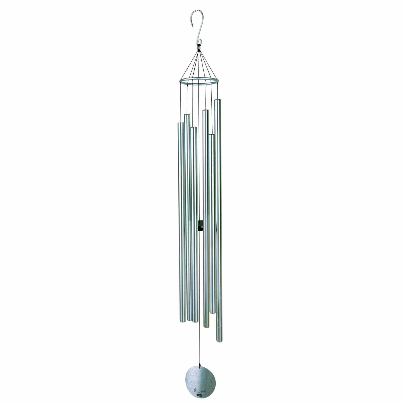 Nature's Melody Carillons Carillon à vent Aureole Tunes Argent -106CM AT42SV