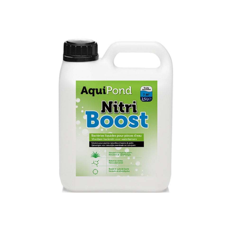 Aquipond NitriBoost - Nitrificerende vloeibare bacteriën voor 25M³ - 2,5L