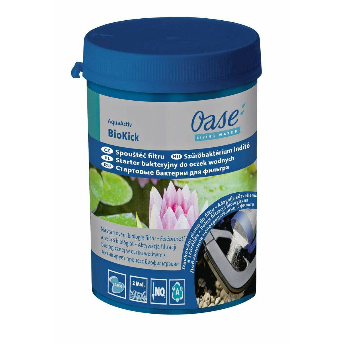 Oase Living Water Bactéries AquaActiv BioKick 200ml pour 10000litres - Bactéries de démarrage 4010052502953 50295