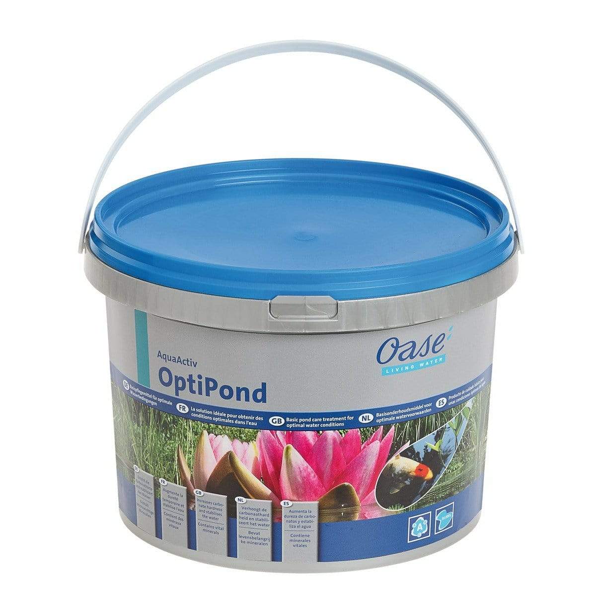 Oase Living Water Produits d'entretien AquaActiv OptiPond 5L - Stabilisateur de bassin 4010052505589 50558