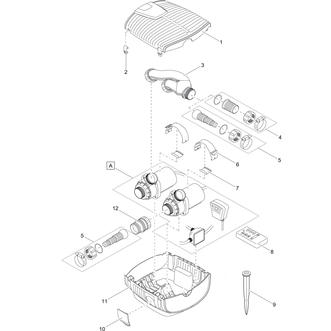 Oase Living Water Pièces détachées pour AquaMax Eco Twin 20000