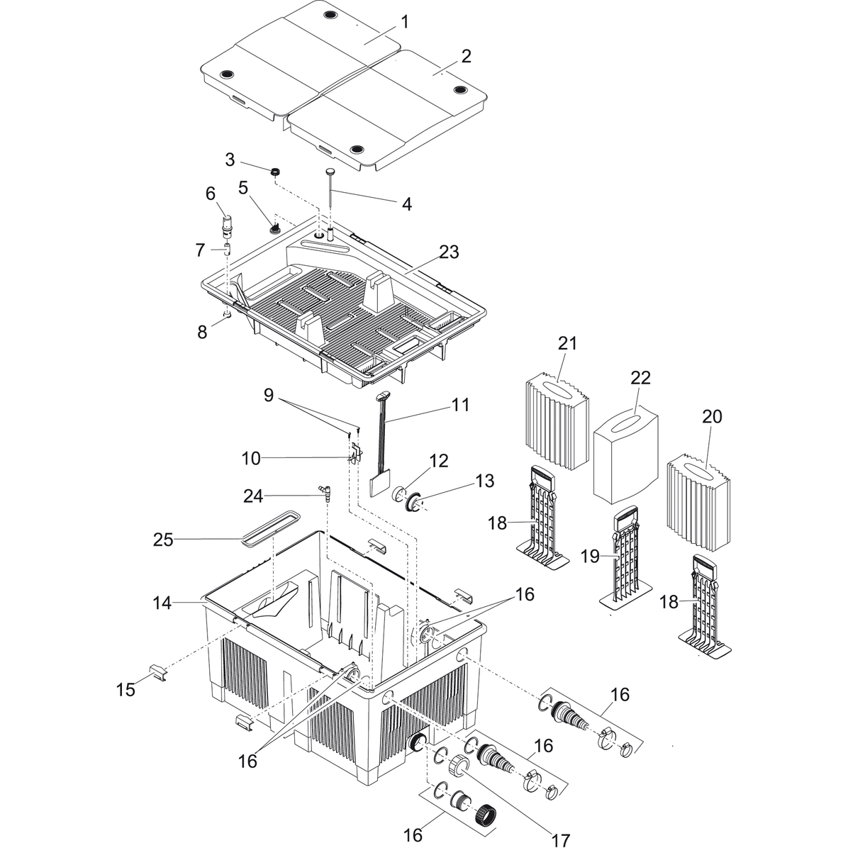 Oase Living Water Pièces détachées pour BioSmart 36000