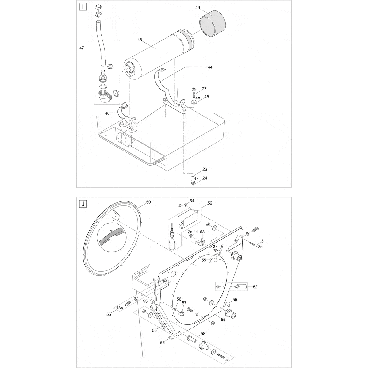 Oase Living Water Pièces détachées pour BioTec Premium 80000 pompage OC