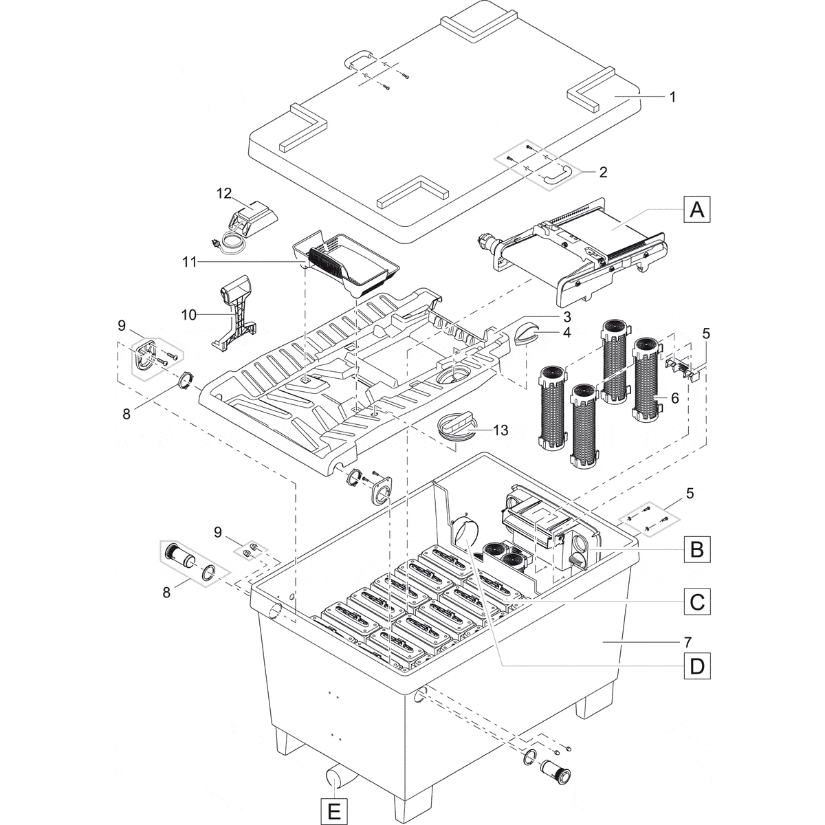 Oase Living Water Pièces détachées pour BioTec ScreenMatic² 140000