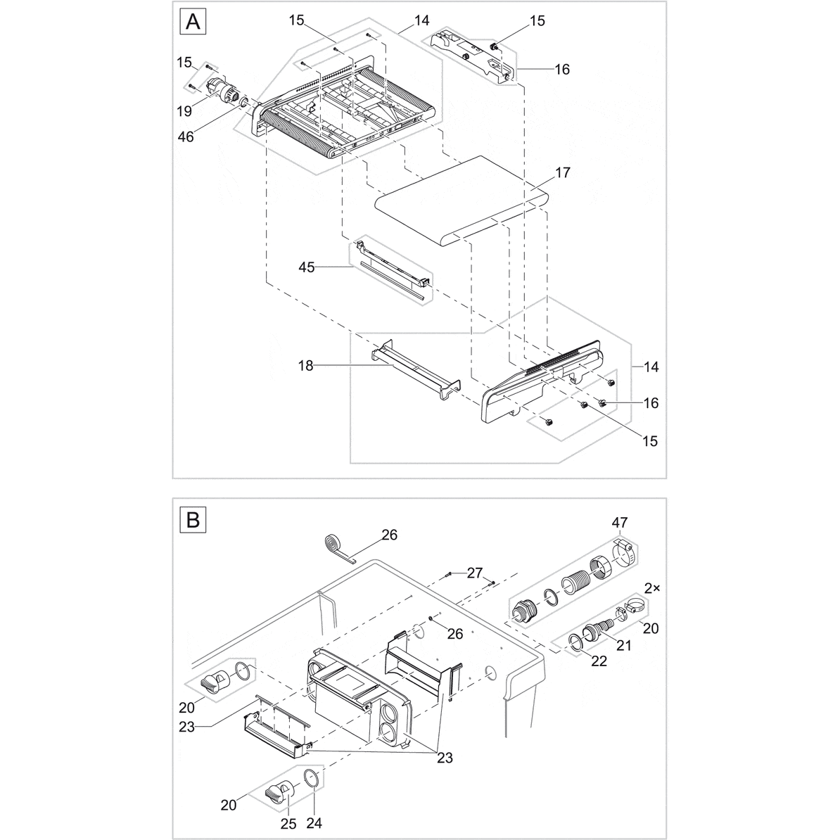 Oase Living Water Pièces détachées pour BioTec ScreenMatic² 140000