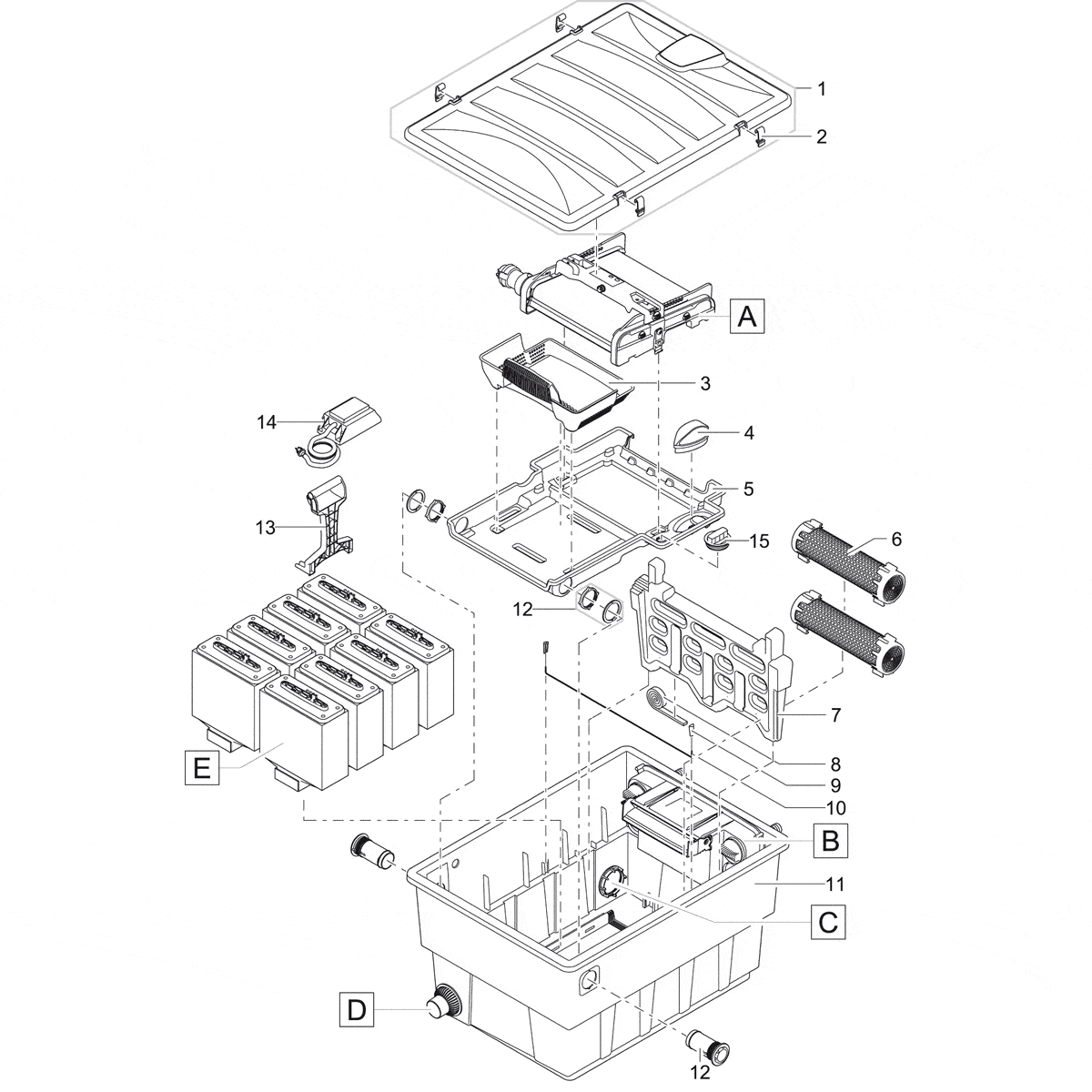 Oase Living Water Pièces détachées pour BioTec ScreenMatic² 60000