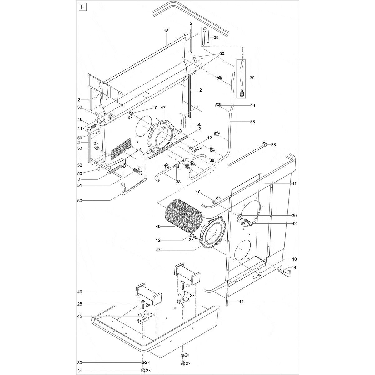 Oase Living Water Pièces détachées pour ProfiClear Premium Compact-M pompage OC