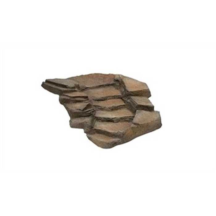 Rockways Cascades Cascade préformée en polyester - CHUTES DU STAUBBACH EN ARDOISE MARRON DROITE - 590 X 580 X 190 4010052330693 33069