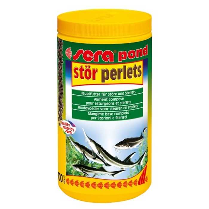 Nourriture Pour Esturgeons Sera Stör Pellets Nature - 3800 Ml - Granulés Qui Coulent Rapidement
