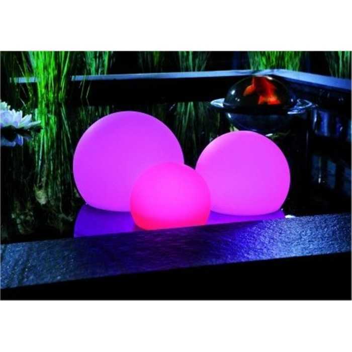 Telefunken Eclairages pour étang Boule solaire flottante 20CM  - Avec télécommande - Telefunken 4032153902203 T90220