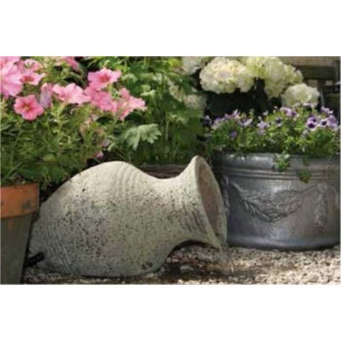 Ubbink Décoration ARISA "WHITE SPECKLED " - CERAMIC - 30 X 53 X 34 CM - Amphore - Jarre pour bassin de jardin 8711465083058 1308305