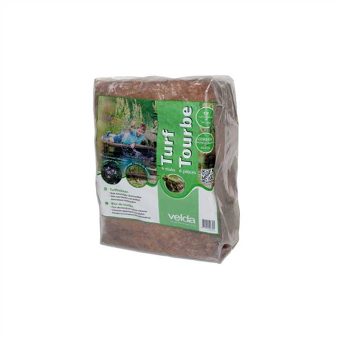 Velda Plantes BLOCS DE TOURBE POUR DES BORDS DE BASSIN NATUREL (BTS) 8711921246805 122323